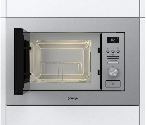 Kuchenka mikrofalowa Gorenje BMI201AG1X 800W Pojemność 20L Grill Inox A+  - 1036978 - zdjęcie 2
